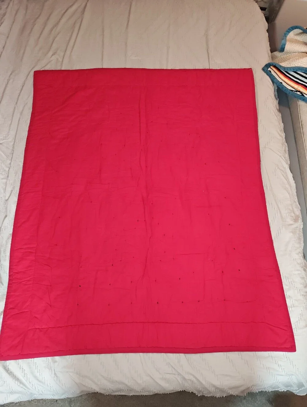 Baby Blanket Rainbow Zebra & Rainbow 42 X 50 inches EUC - Vibrant!!